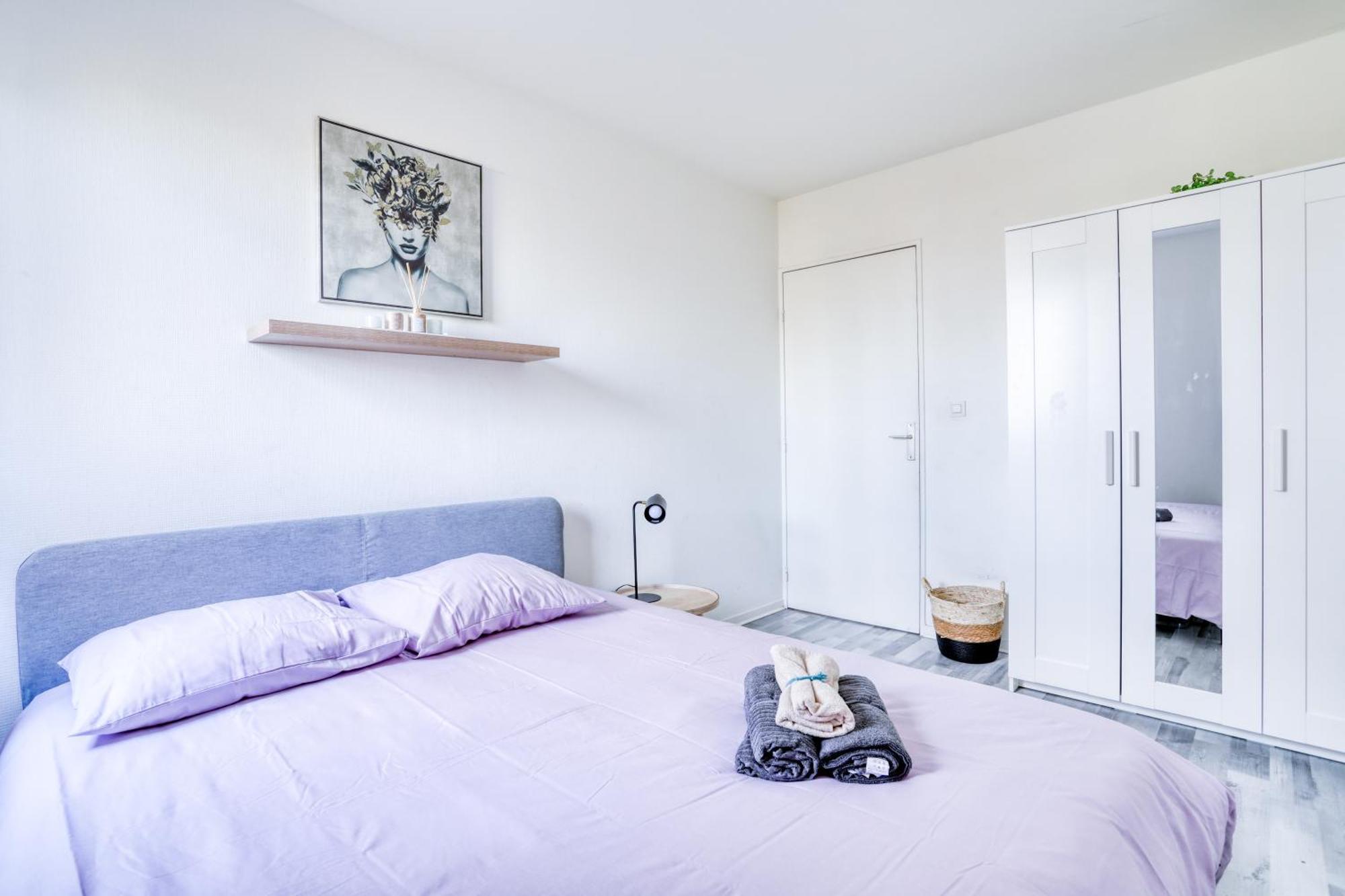 Le Warm Cocon - Spacieux T3 - 5 Personnes - Wifi Et Parking Rosny-sous-Bois Eksteriør billede