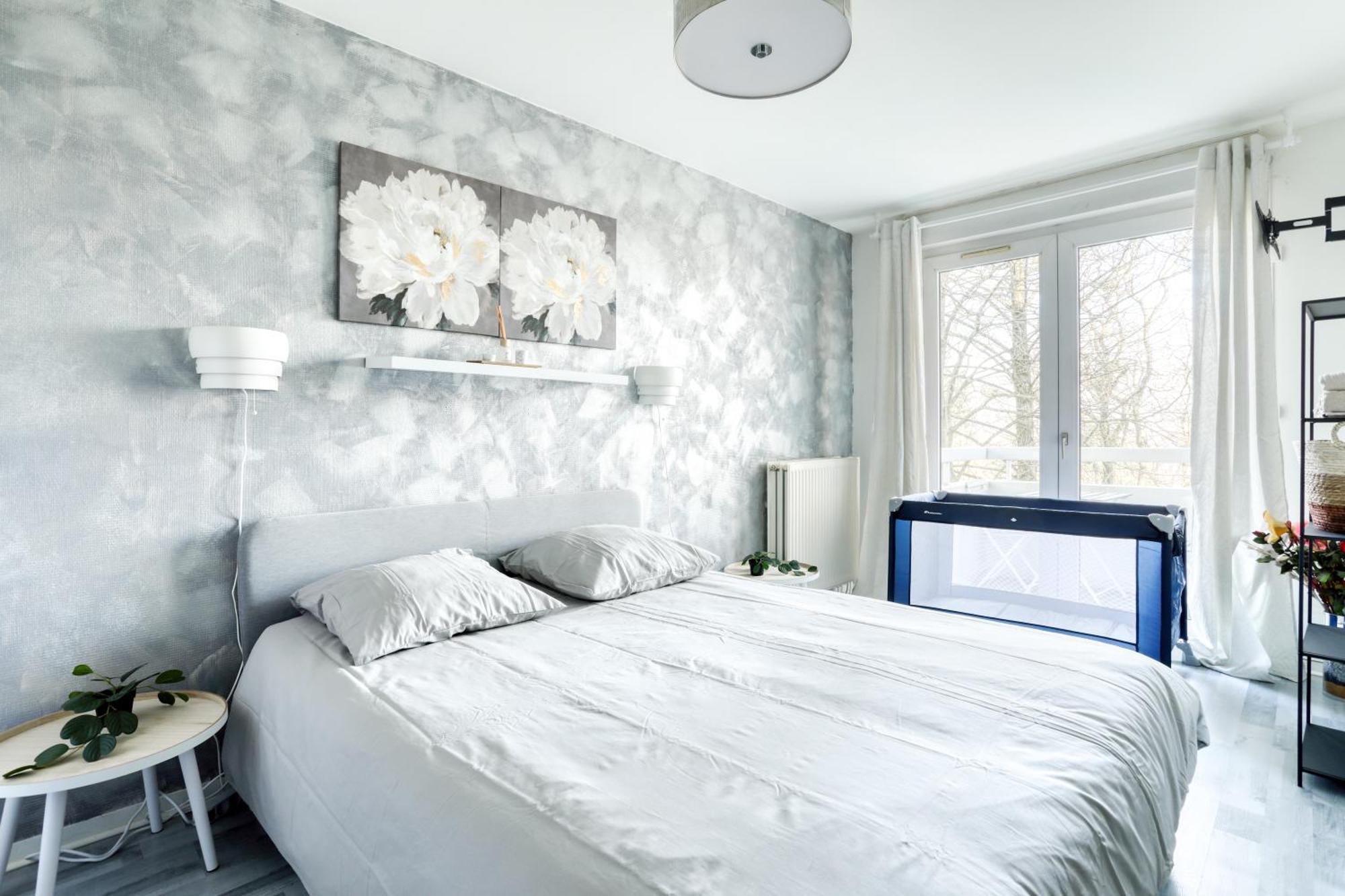 Le Warm Cocon - Spacieux T3 - 5 Personnes - Wifi Et Parking Rosny-sous-Bois Eksteriør billede