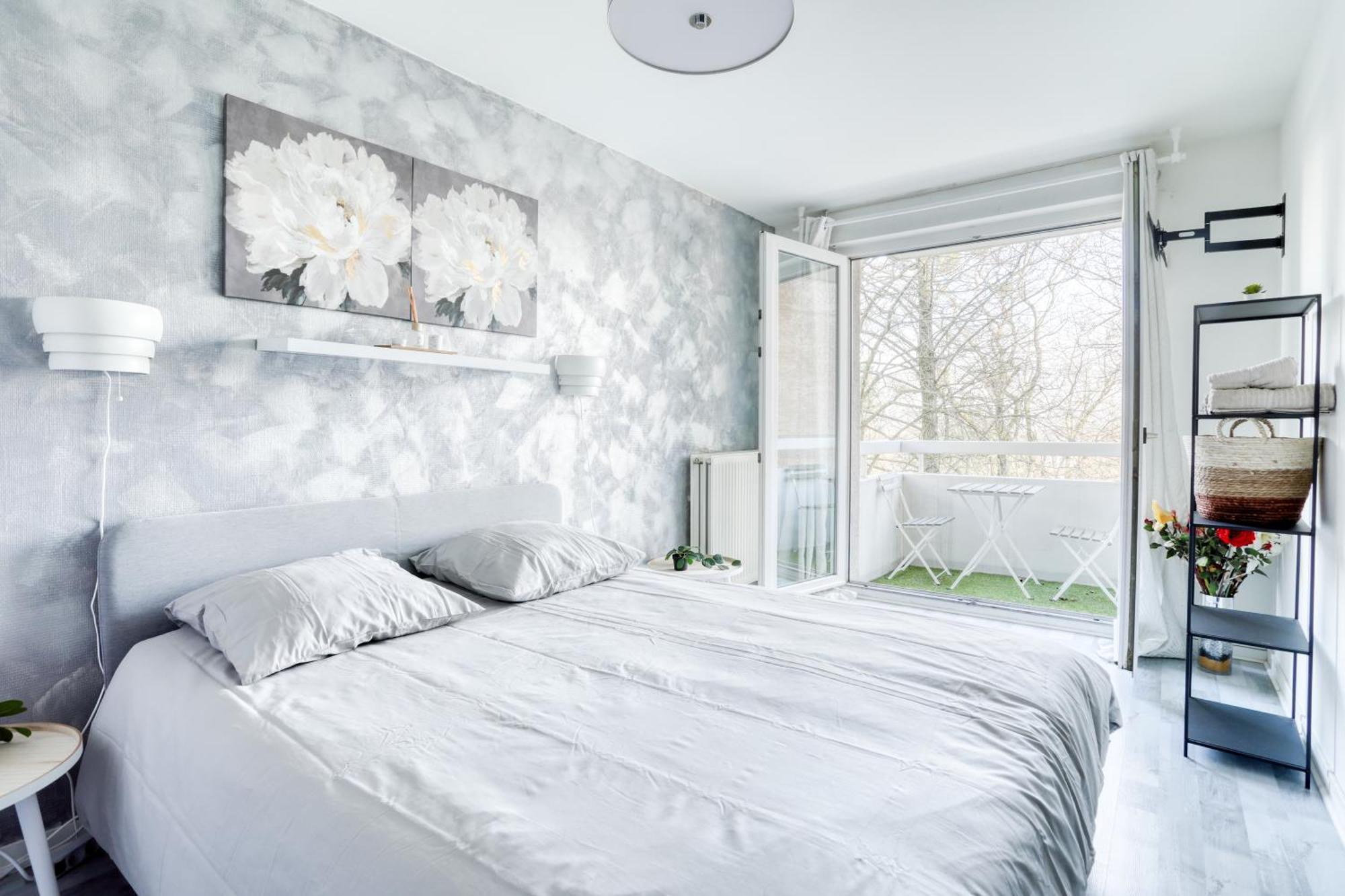 Le Warm Cocon - Spacieux T3 - 5 Personnes - Wifi Et Parking Rosny-sous-Bois Eksteriør billede